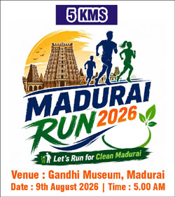 Donation for 5K Fun Run Madurairun 2026